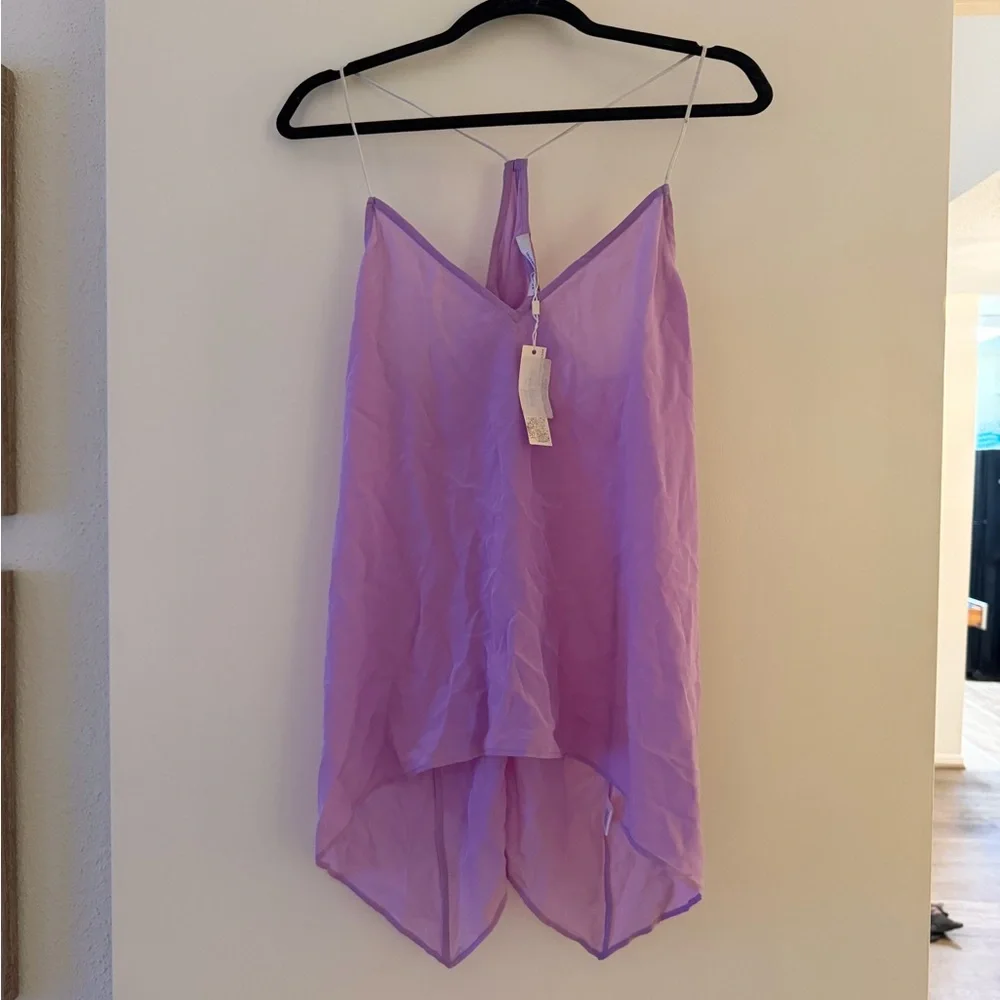 NWT Asymmetrical Sleeveless Blouse - Picture 1 of 6